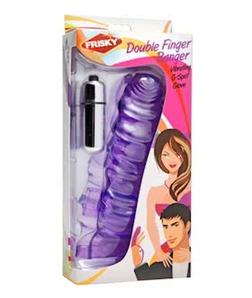 Double Finger Banger Vibrating G-spot Glove