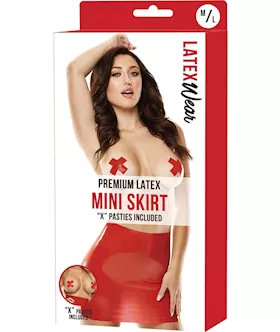Premium Latex Mini Skirt  ML