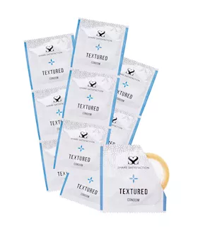 Share Satisfaction Textured Condoms 100 Bulk Pack