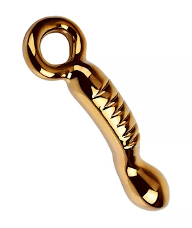 Lucent Golden Glass Massage Wand