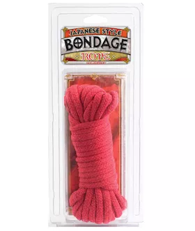 Japanese Style Bondage Cotton Rope Red