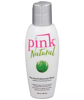 Pink Natural Water Based Lubricant for Women  28 oz