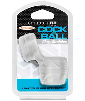 Perfect Fit SilaSkin Cock amp Ball Ring  Clear