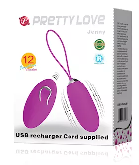 Pretty Love Jenny Remote Control Bullet  Fuchsia