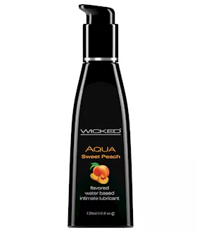 Wicked Sensual Care Water Based Lubricant  4 oz Sweet Peach