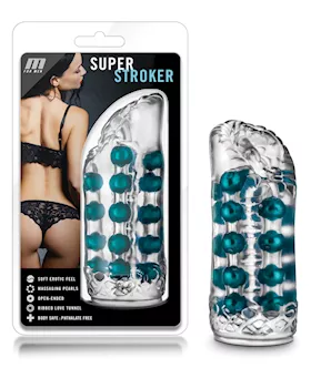 Blush M for Men Super Stroker  Clear