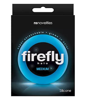 Firefly Halo Medium Cockring  Blue
