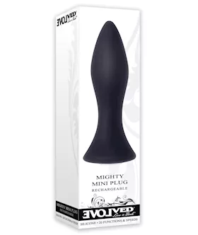 Evolved Mini Butt Plug  Black