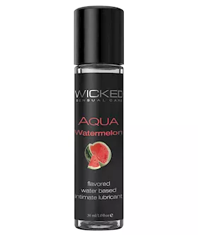 Wicked Sensual Care Aqua Water Based Lubricant  1 oz Watermelon