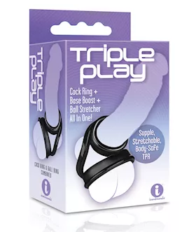 The 9039s Triple Ring TPR Cock Ring