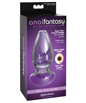 Anal Fantasy Elite Collection Mega Anal Glass Gaper Clear