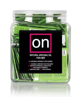 ON Hemp Oil Infused Female Arousal Oil  Tub of 75 Single Use Ampoule