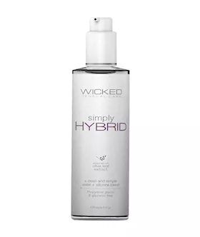 Wicked Sensual Care Simply Hybrid Lubricant  4 oz