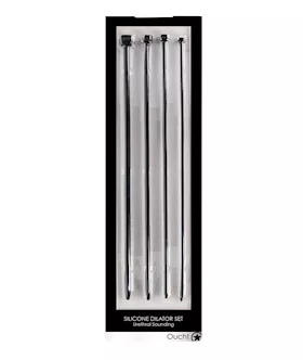 Shots Ouch Urethral Sounding Dilator Set  Black