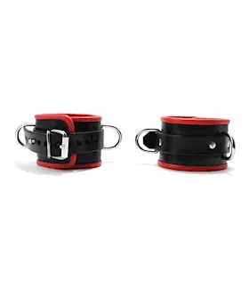 665 Padded Locking Ankle Restraint  Red
