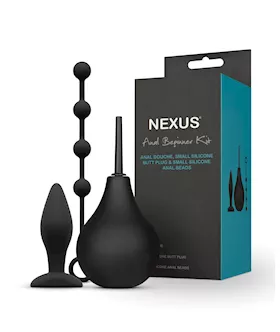 Nexus Beginner Anal Kit  Black