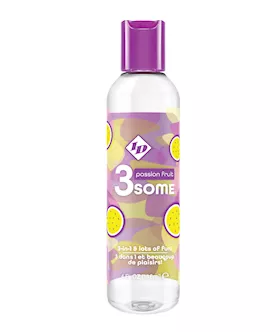 ID 3some 3 in 1 Lubricant  4 oz Passion Fruit
