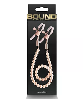 Bound DC1 Nipple Clamps  Rose Gold
