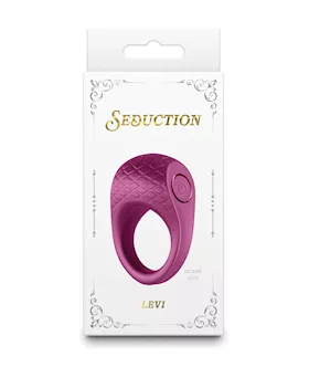 Seduction Levi Cock Ring  Metallic Burgundy
