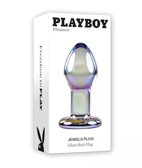Play Boy Pleasure Jewels Butt Plug Clear