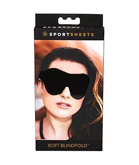Sportsheets Soft Blindfold  Black