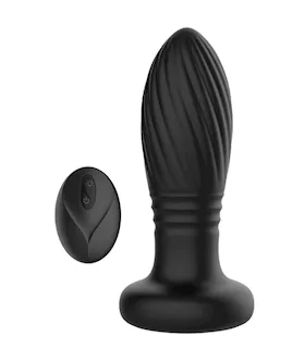 Raunchy Rainbow Remote Controlled Thrusting Butt Plug