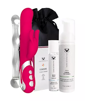 Amore Lina Rotating Rabbit Vibrator  Essentials Bundle