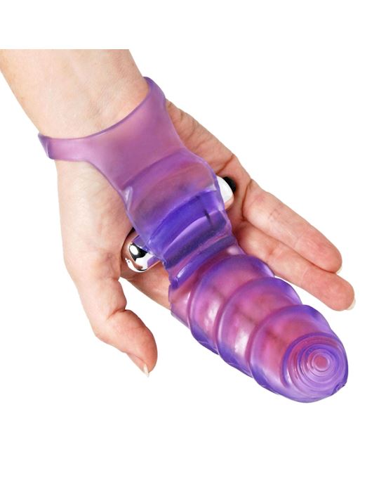 Double Finger Banger Vibrating G-spot Glove