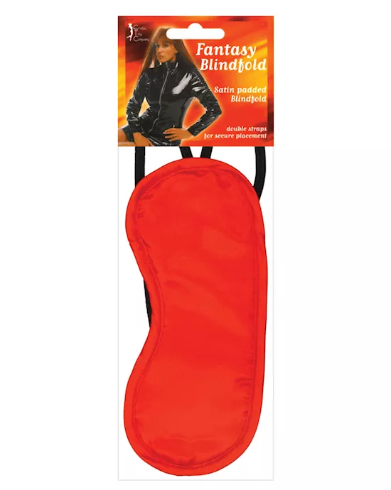 Erotic Toy Company Satin Fantasy Blindfold - Red