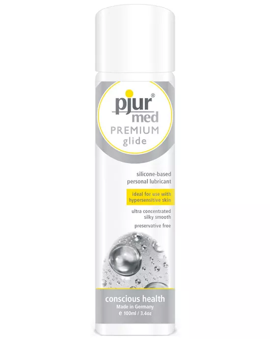 Pjur Med Premium Glide Concentrated Silicone Personal Lubricant - 100 Ml Bottle