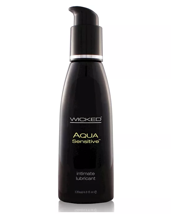 Wicked Sensual Care Hypoallergenic Aqua Sensitive Water Based Lubricant - 4 Oz Unscented