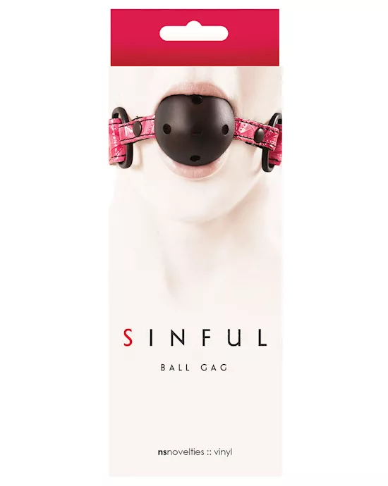 Sinful Ball Gag - Pink