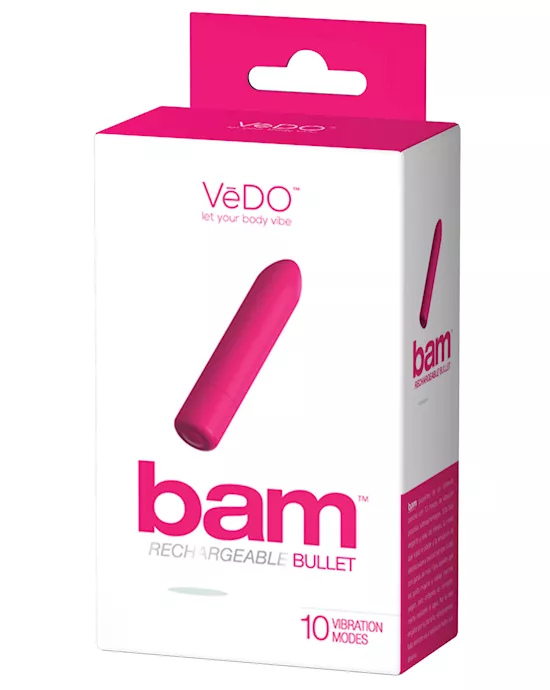 Vedo Bam Rechargeable Bullet - Foxy Pink