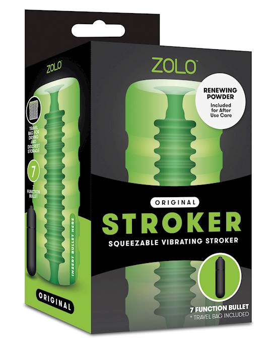 ZOLO Original Squeezable Vibrating Stroker