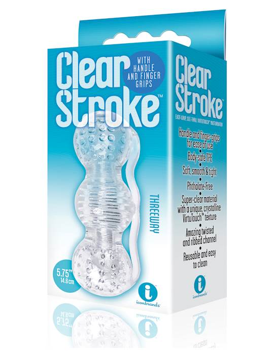 The 9039s Clear Stroke Threeway Masturbator
