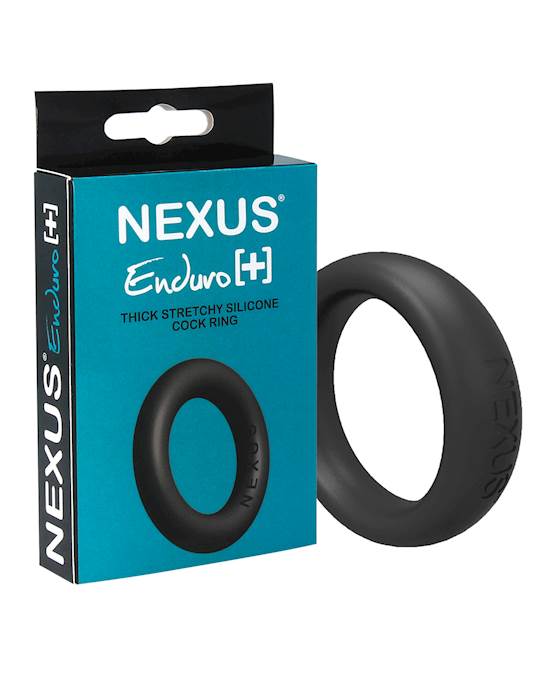 Nexus Enduro Plus Silicone Cock Ring  Black