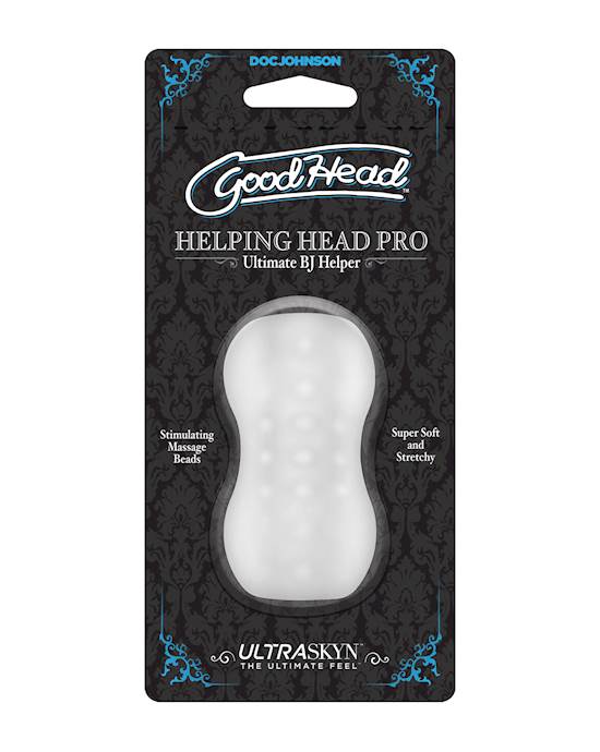 GoodHead Helping Head Pro ULTRASKYN Stroker  Frost