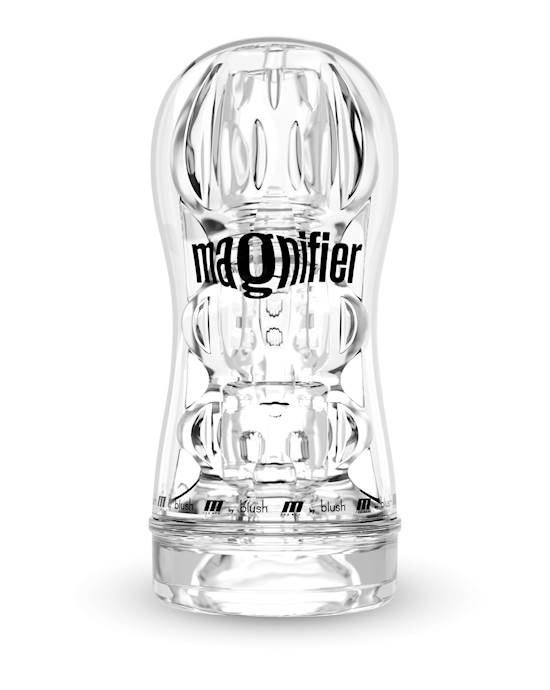 Blush M for Men Soft and Wet Magnifier Stroker  Clear