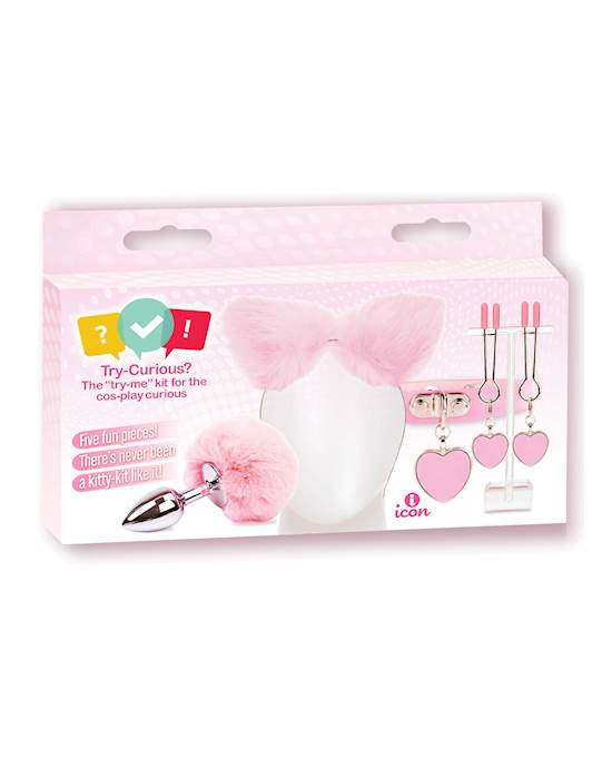 TryCurious Kitty Set  Pink
