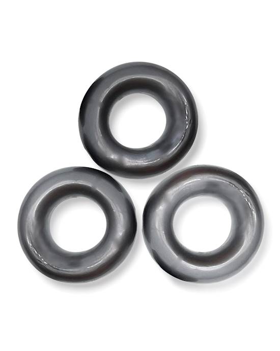Oxballs Fat Willy 3 Pack Jumbo Cock Rings  Steel