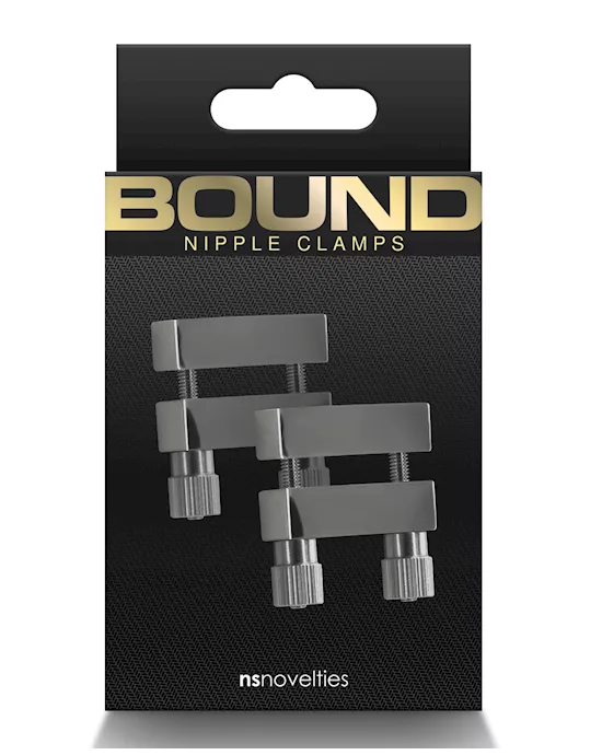 Bound V1 Nipple Clamps - Gunmetal
