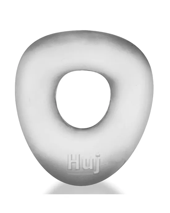 Hunkyjunk Form Cock Ring - Clear Ice