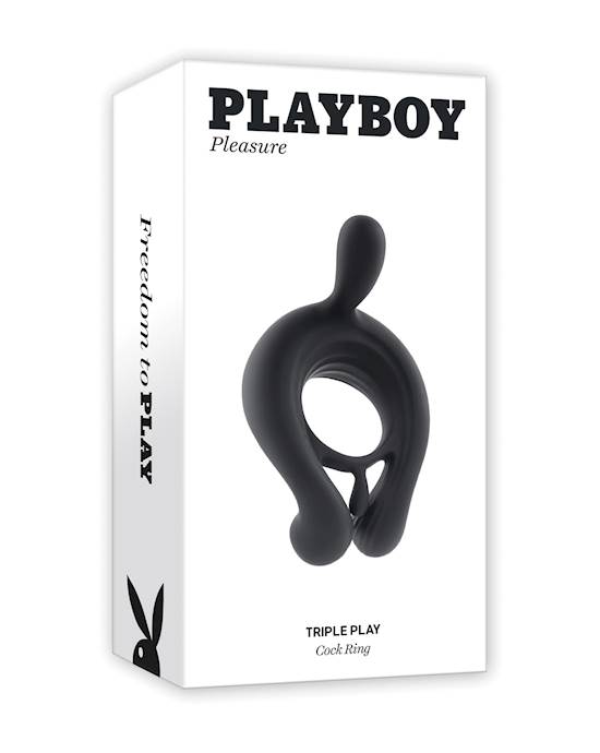 Playboy Pleasure Triple Play Cock Ring   2 AM