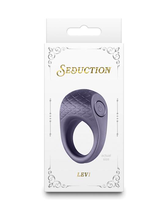 Seduction Levi Cock Ring  Metallic Grey