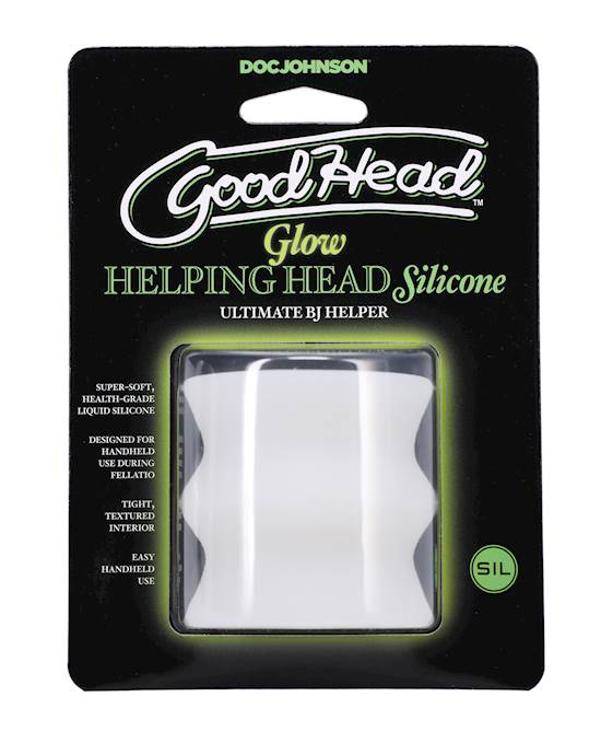 GoodHead Silicone Glow Helping Head  Frost