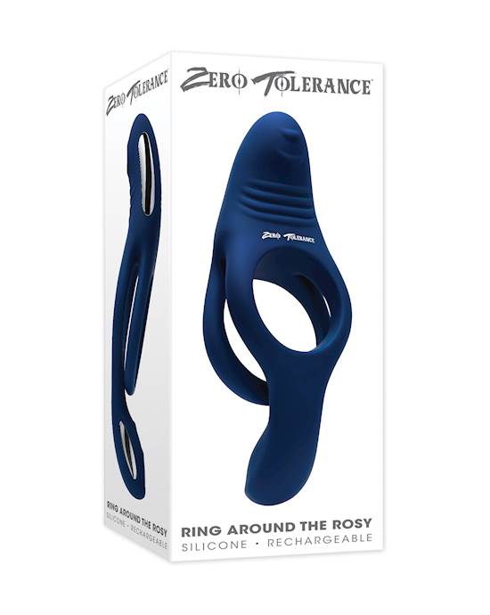 Zero Tolerance Ring Around the Rosy Cock amp Ball Vibrator  Blue
