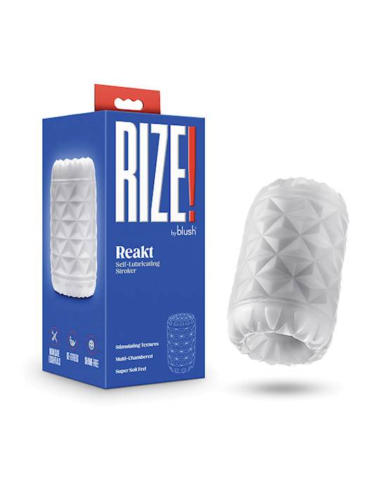 Blush Rize Self Lubricating Stroker  Reakt