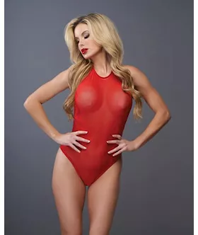Adore Jasmine Halter Teddy Red Os
