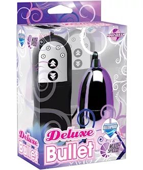 Deluxe Bullet Waterproof Vibe Mutlispeed Purple