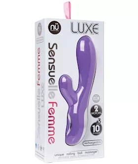 Nu Sensuelle Femme Luxe 10 Fun Rabbit Massager Purple